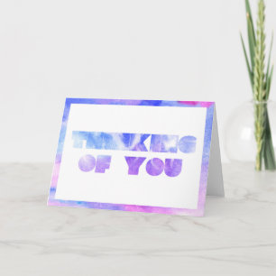 Thinking of You Watercolor Block Card