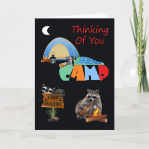 Thinking Of You While You're Away At Summer Camp Card