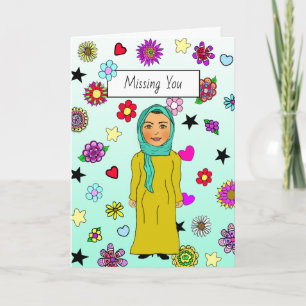 Thinking of You, Whimsical Friendship Card