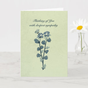 “Thinking of You With Deepest Sympathy”  Card