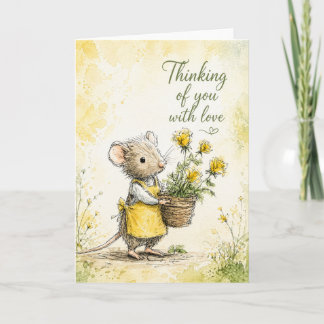 Thinking Of You With Love | Mouse Card