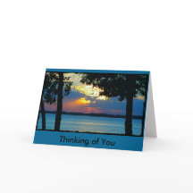 Thinking of You with Sunset Ablaze design