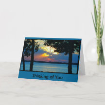 Thinking of You with Sunset Ablaze design