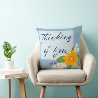 Thinking of You with Support Bouquet Cushion