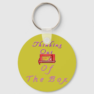Thinking out of the box. key ring
