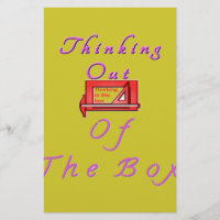Thinking out of the box.