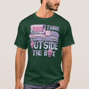 Thinking Outside the Bo Pastel Goth Skeleton in Co T-Shirt