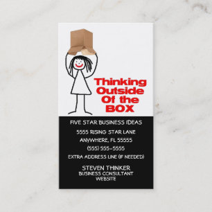 Thinking Outside The Box Business Card