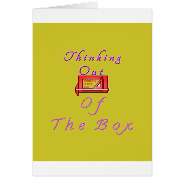 Thinking Outside the Box Design (Front)