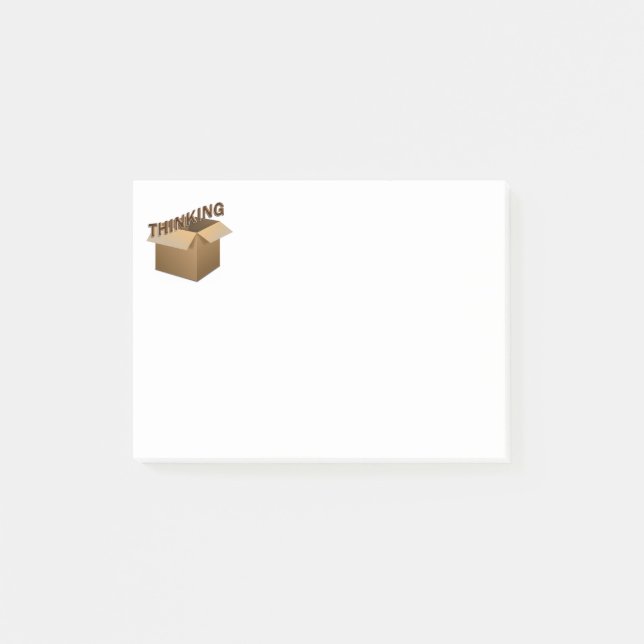 Thinking Outside The Box Post-it Notes (Front)