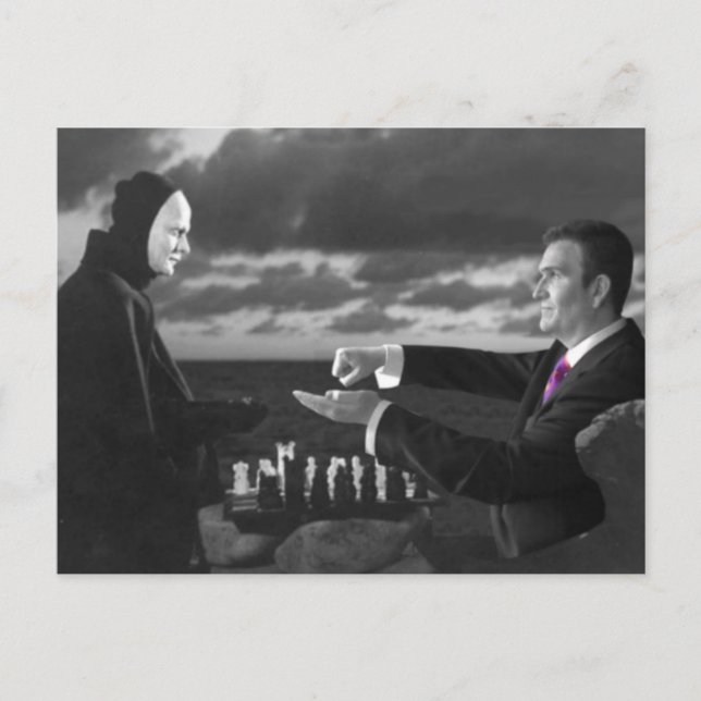 Thinking Outside The Box (TM) Postcard (Front)