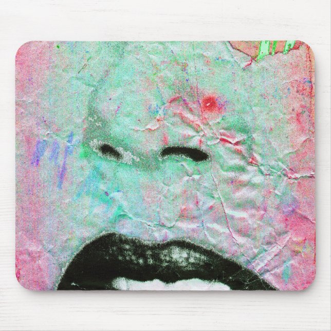 "Thinking Pink" Mouse Mat (Front)