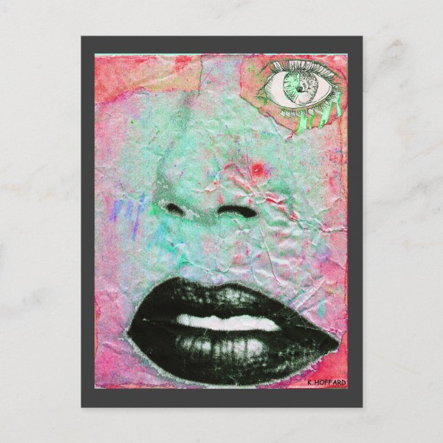 "Thinking Pink" Postcard (Front)