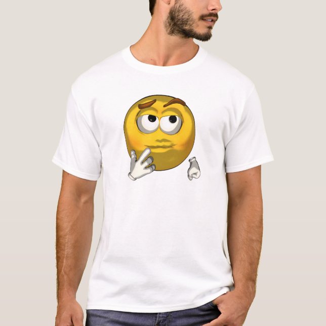 Thinking - toon - Dark T-Shirt (Front)