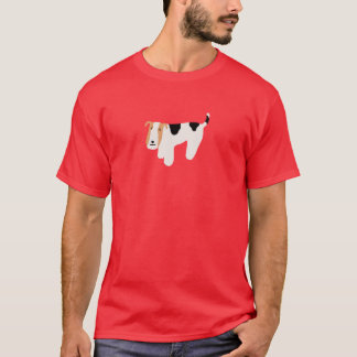 Thinking Wire Fox Terrier Shirt (unisex)