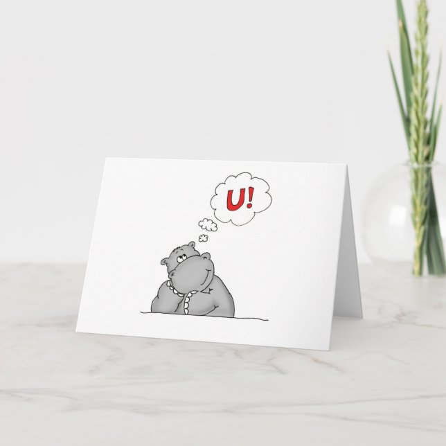 THinkingofu.jpg Holiday Card (Front)