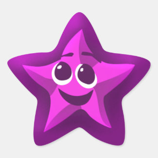 Thinkling Purple Star Stickers