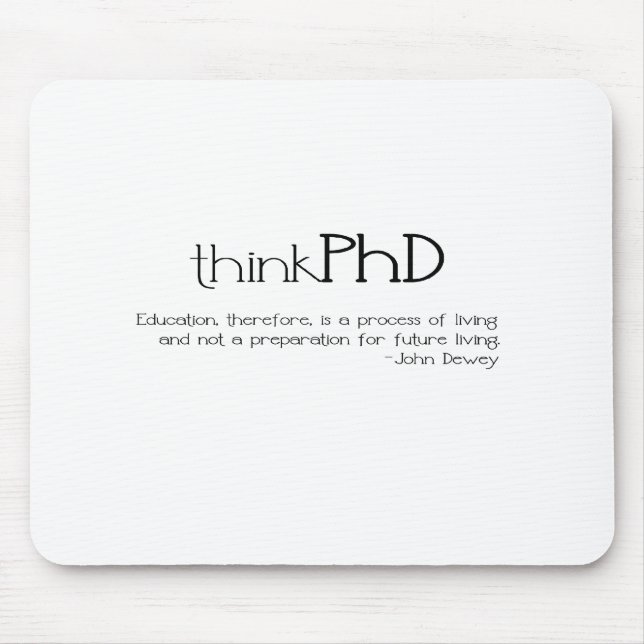 thinkPhD Mouse Mat (Front)