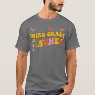 Third 3rd Grade Teacher Halloween Men Women T-Shirt