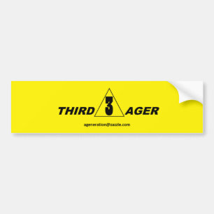 THIRD AGER sticker