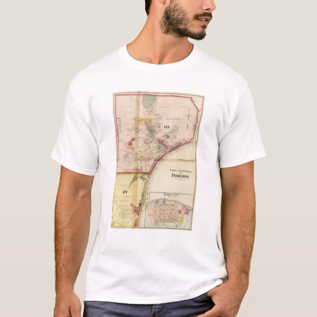 Third and fourth wards of Pomeroy T-Shirt (Front)