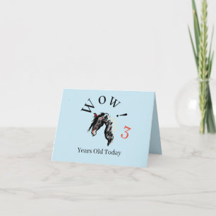 Third Birthday Greeting Card