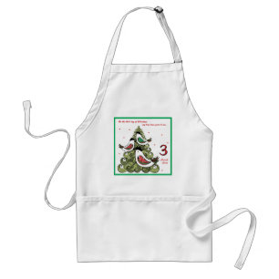 Third Day of Christmas Standard Apron