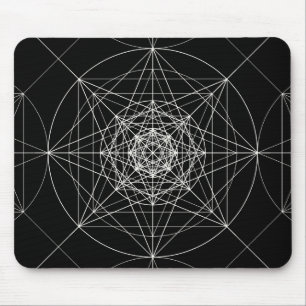 Third Dimensional Sacred Geometry Mouse Mat