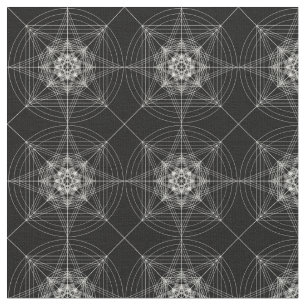 Third Dimensional Sacred Geometry (tripled) Fabric