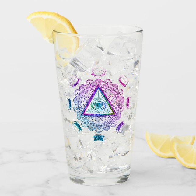 Third Eye All Seeing Eye Coffee Cup (Front Ice)