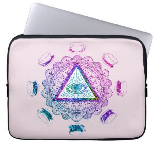 Third Eye All Seeing Eye Coffee Cup Laptop Sleeve