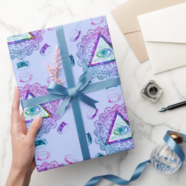 Third Eye All Seeing Eye Coffee Cup Wrapping Paper (Gifting)