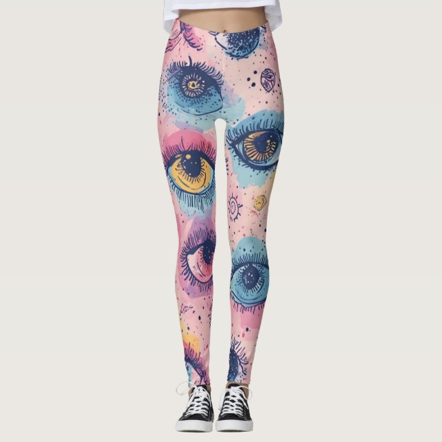Third Eye Bloom - Leggings (Front)