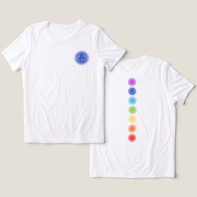 Third Eye Chakra | Ajna Tri-Blend Shirt (Design Front & Back)