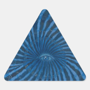 Third Eye Chakra Art #3 - Intuition Triangle Sticker
