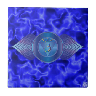 Third Eye Chakra Ceramic Tile