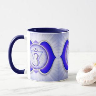 Third Eye Chakra Pattern Print Design Mug