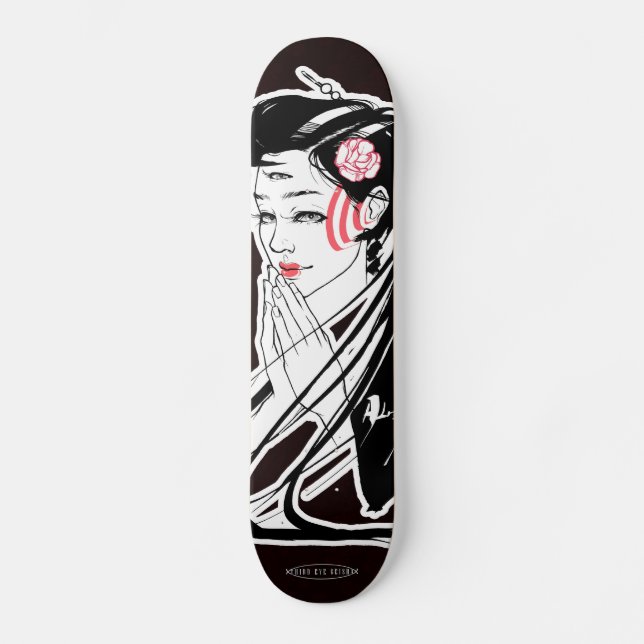 Third Eye Geisha Skateboard (Front)