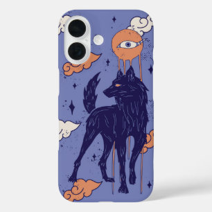 Third Eye Howl – Mystic Wolf iPhone 16 Case