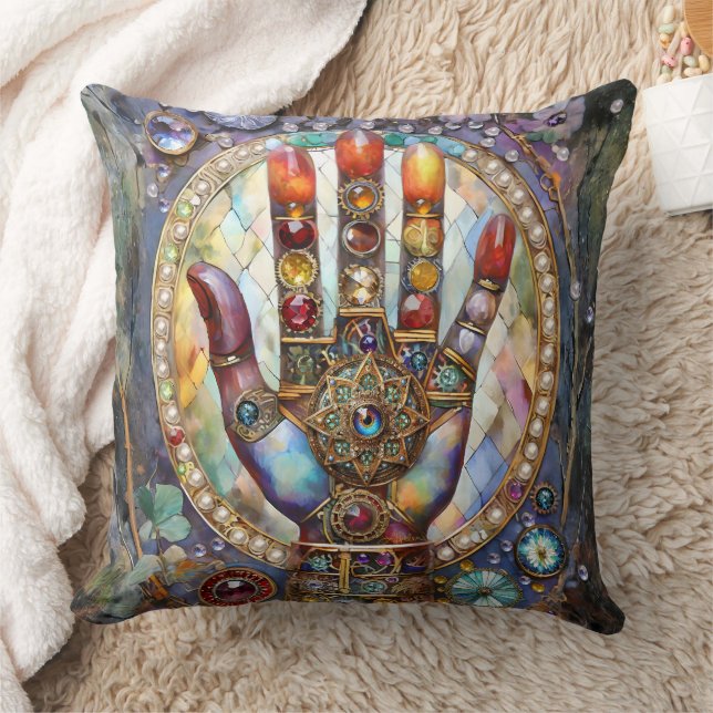 Third Eye Mystic Palm Cushion (Blanket)