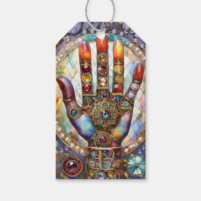 Third Eye Mystic Palm Gift Tags (Front)