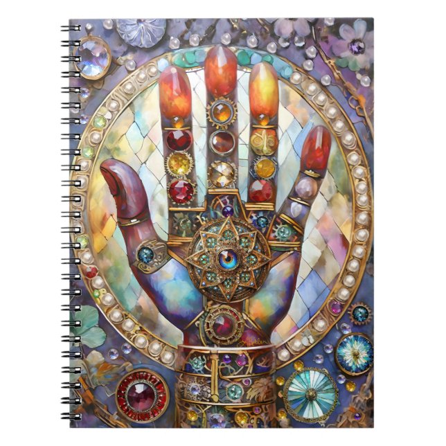 Third Eye Mystic Palm Notebook (Front)