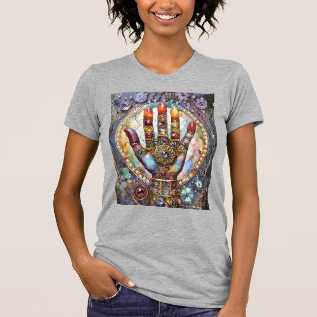 Third Eye Mystic Palm T-Shirt (Front)