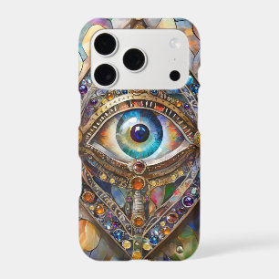 Third Eye on Stained Glass and Bronze