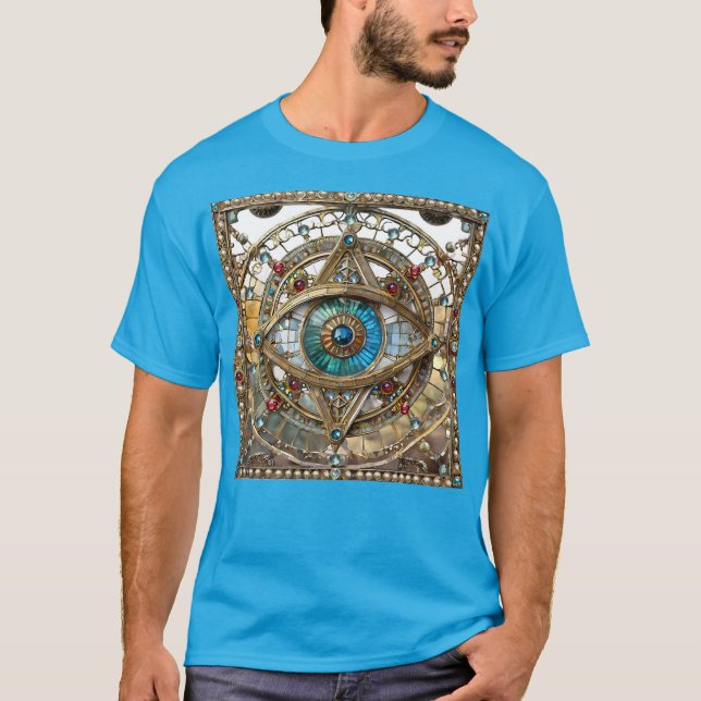 Third Eye Ornate Window Pane T-Shirt (Front)