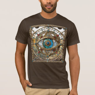 Third Eye Ornate Window Pane T-Shirt