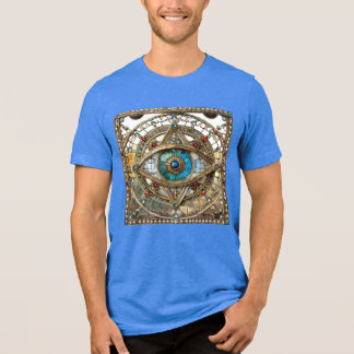 Third Eye Ornate Window Pane Tri-Blend Shirt