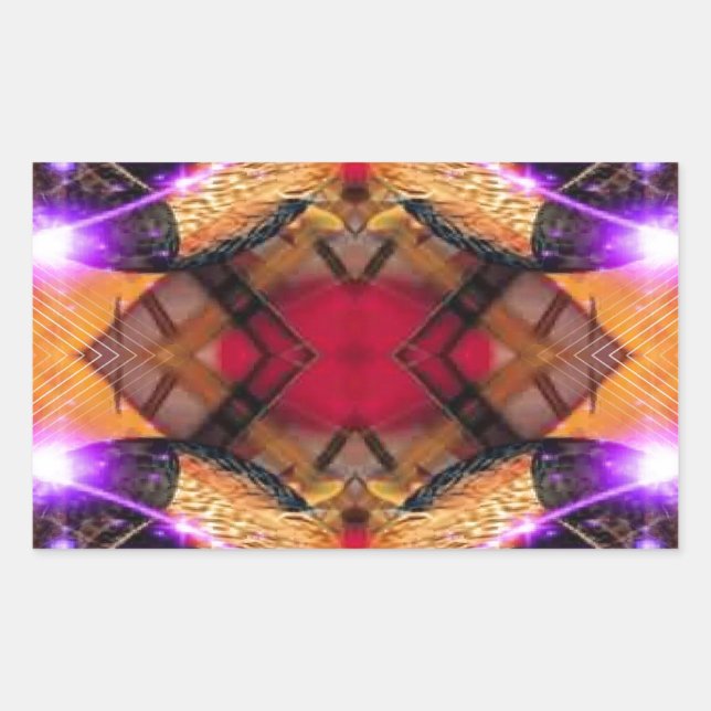 Third Eye Rectangular Sticker (Front)