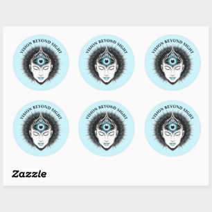 Third Eye Round Sticker Set