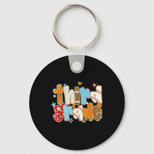 Third Grade Back To School Baseball Basketball Pre Key Ring